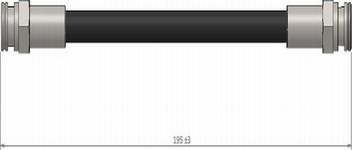 CAVO C900 508A - Гальмівний шланг autocars.com.ua