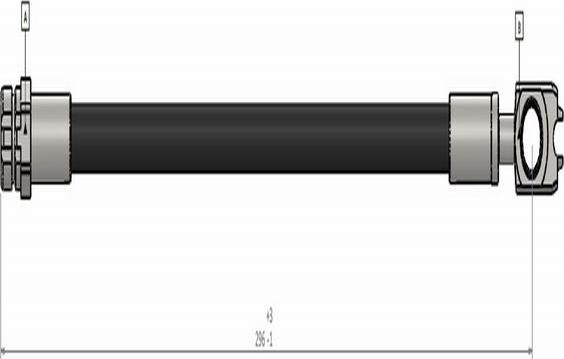 CAVO C900 618A - Тормозной шланг avtokuzovplus.com.ua