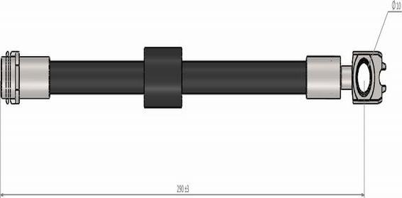 CAVO C900 627A - Гальмівний шланг autocars.com.ua