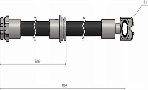 CAVO C900 641A - Тормозной шланг avtokuzovplus.com.ua