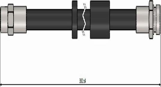 CAVO C900 648A - Тормозной шланг avtokuzovplus.com.ua