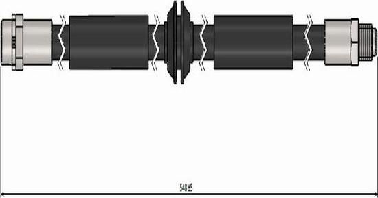 CAVO C900 885A - Тормозной шланг avtokuzovplus.com.ua