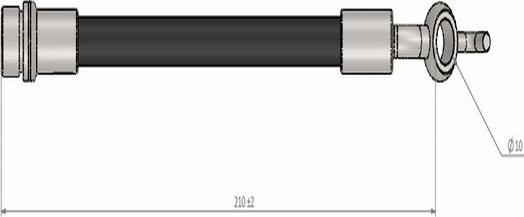 CAVO C900 950A - Гальмівний шланг autocars.com.ua