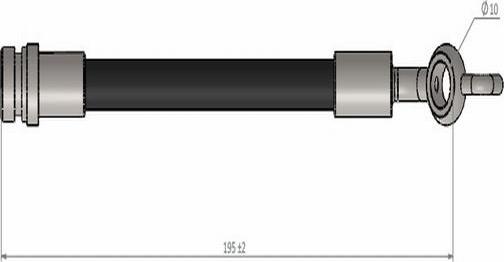 CAVO C900 955A - Гальмівний шланг autocars.com.ua