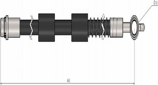 CAVO C900 987A - Тормозной шланг avtokuzovplus.com.ua