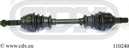 CDX 110240 - Приводний вал autocars.com.ua