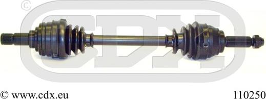 CDX 110250 - Приводний вал autocars.com.ua