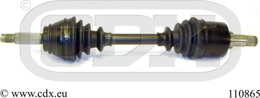 CDX 110865 - Приводний вал autocars.com.ua