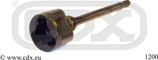 CDX 1200 - Муфта з шипами, приводний вал autocars.com.ua