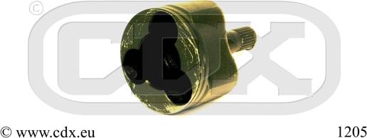 CDX 1205 - Муфта з шипами, приводний вал autocars.com.ua