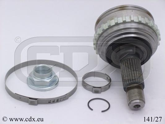 CDX 141/27 - Шарнірний комплект, ШРУС, приводний вал autocars.com.ua