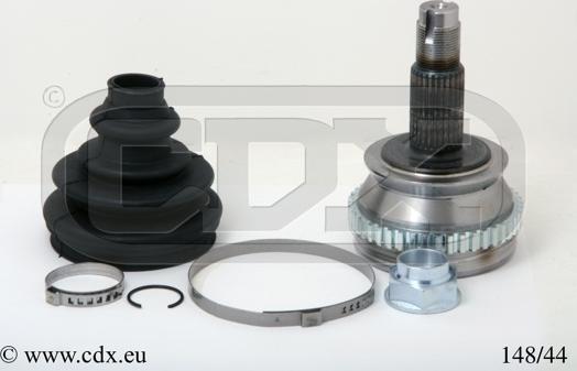 CDX 148/44 - Шарнірний комплект, ШРУС, приводний вал autocars.com.ua