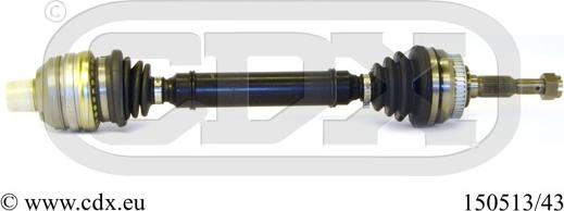 CDX 150513/43 - Приводний вал autocars.com.ua