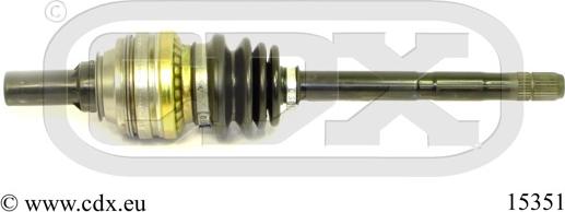 CDX 15351 - Шарнір, ШРУС, приводний вал autocars.com.ua