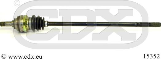 CDX 15352 - Шарнір, ШРУС, приводний вал autocars.com.ua
