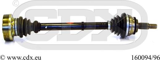 CDX 160094/96 - Приводний вал autocars.com.ua
