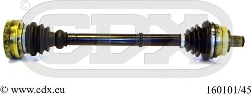 CDX 160101/45 - Приводний вал autocars.com.ua