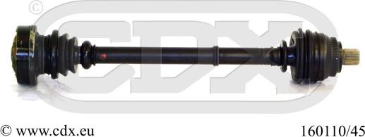 CDX 160110/45 - Приводний вал autocars.com.ua