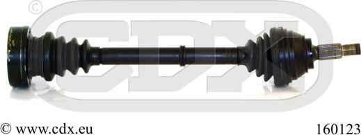 CDX 160123 - Приводний вал autocars.com.ua
