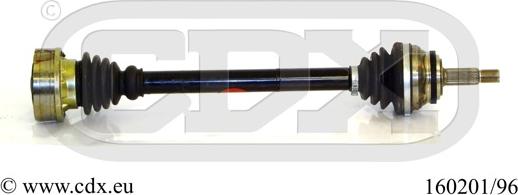 CDX 160201/96 - Приводний вал autocars.com.ua