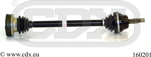 CDX 160201 - Приводний вал autocars.com.ua