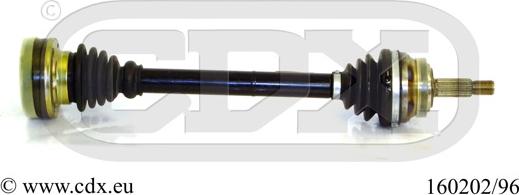 CDX 160202/96 - Приводний вал autocars.com.ua
