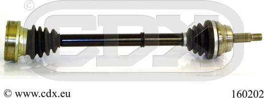 CDX 160202 - Приводний вал autocars.com.ua