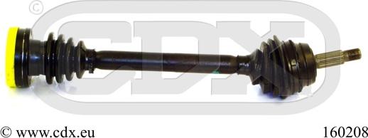 CDX 160208 - Приводний вал autocars.com.ua