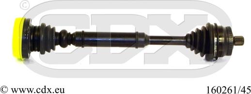 CDX 160261/45 - Приводний вал autocars.com.ua