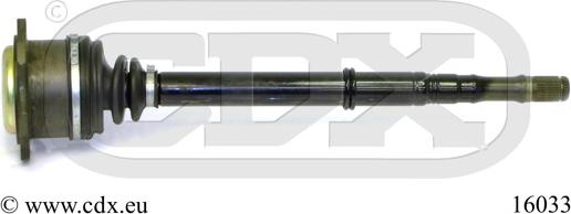 CDX 16033 - Шарнір, ШРУС, приводний вал autocars.com.ua