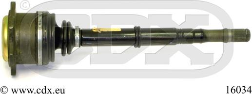 CDX 16034 - Шарнір, ШРУС, приводний вал autocars.com.ua