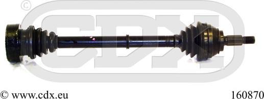 CDX 160870 - Приводний вал autocars.com.ua