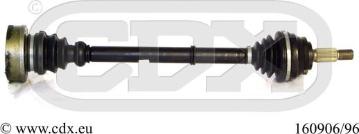 CDX 160906/96 - Приводний вал autocars.com.ua