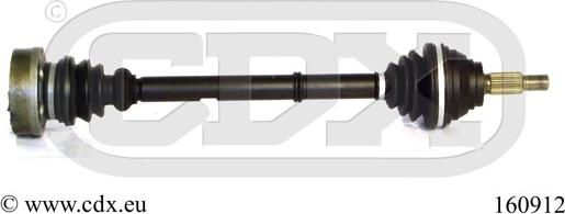 CDX 160912 - Приводний вал autocars.com.ua