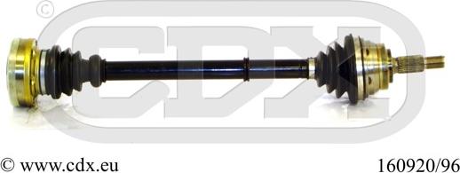 CDX 160920/96 - Приводний вал autocars.com.ua