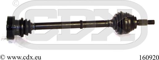 CDX 160920 - Приводний вал autocars.com.ua