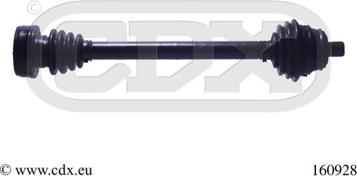 CDX 160928 - Приводний вал autocars.com.ua