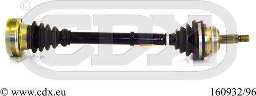 CDX 160932/96 - Приводний вал autocars.com.ua