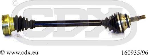 CDX 160935/96 - Приводний вал autocars.com.ua