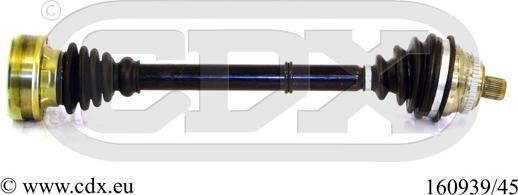CDX 160939/45 - Приводний вал autocars.com.ua