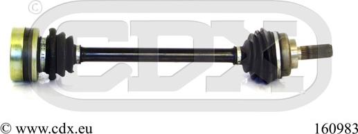 CDX 160983 - Приводний вал autocars.com.ua