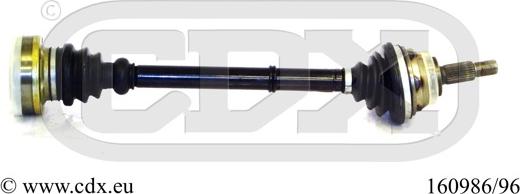 CDX 160986/96 - Приводний вал autocars.com.ua