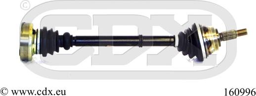 CDX 160996 - Приводний вал autocars.com.ua