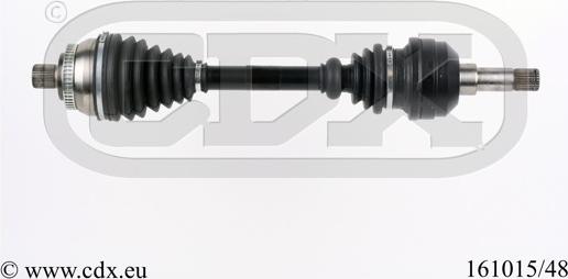 CDX 161015/48 - Приводний вал autocars.com.ua