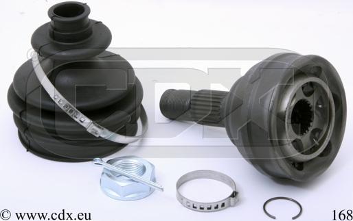 CDX 168 - Шарнірний комплект, ШРУС, приводний вал autocars.com.ua