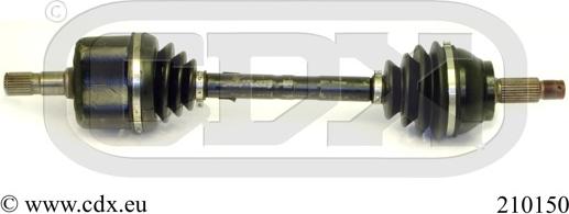 CDX 210150 - Приводний вал autocars.com.ua