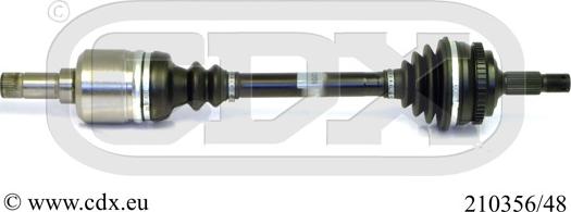 CDX 210356/48 - Приводний вал autocars.com.ua