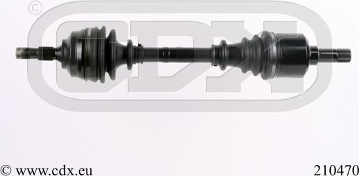 CDX 210470 - Приводний вал autocars.com.ua
