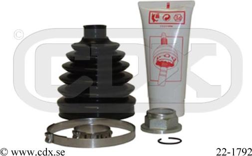 CDX 22-1792 - Пильник, приводний вал autocars.com.ua