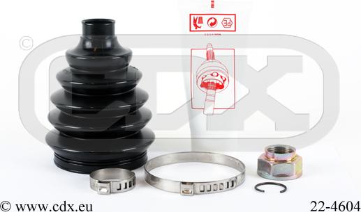 CDX 22-4604 - Пильник, приводний вал autocars.com.ua